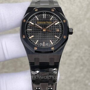 Audemars Piguet Royal Oak 77350CE Black Ceramic & Rose Gold
