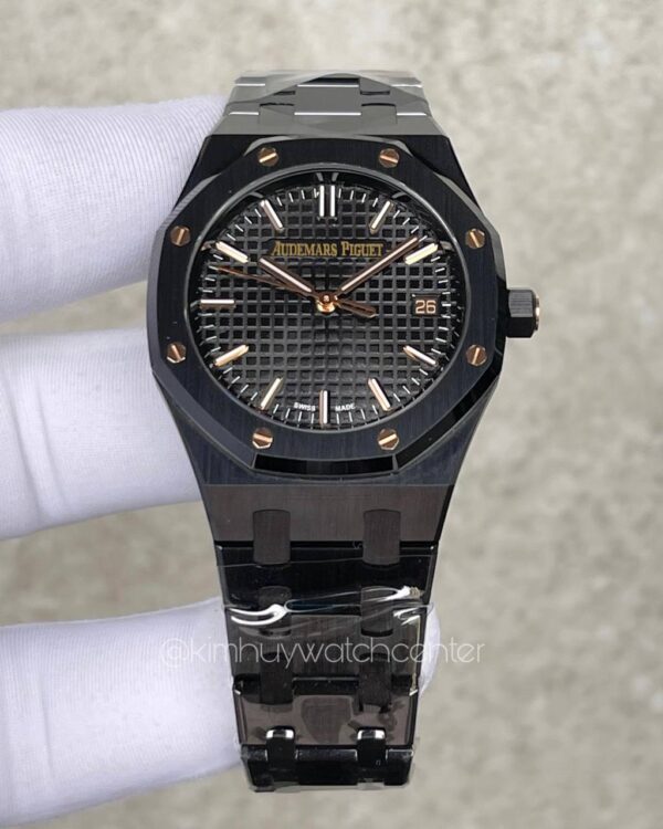 Audemars Piguet Royal Oak 77350CE Black Ceramic & Rose Gold