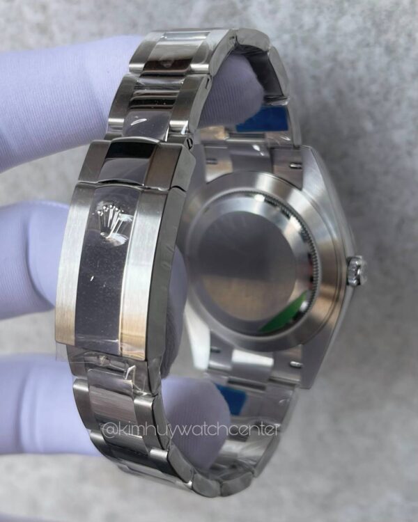 Rolex Datejust II Fluted White Gold Bezel Blue Dial Oyster Bracelet - Image 2