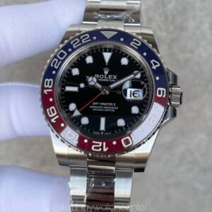 SKU07133 Rolex GMT-Master II Pepsi Ceramic Bezel Stainless Steel Oyster Bracelet 40MM Automatic