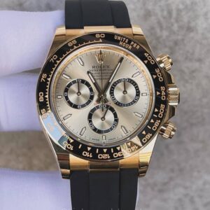 Rolex Daytona Oysterflex Ceramic Bezel Yellow Gold Champagne Dial