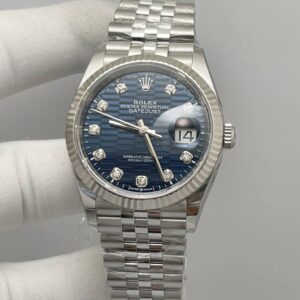 Rolex Datejust Blue Dial Diamond NumeralsJubilee Bracelet