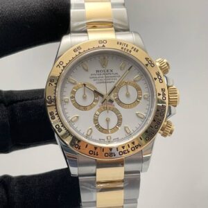 Rolex Daytona 116503 Twotone White Dial Yellow Gold & Steel
