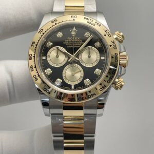 Rolex Daytona 126503 Twotone Yellow Gold & Steel Black Dial