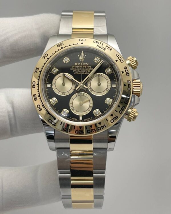 Rolex Daytona 126503 Twotone Yellow Gold & Steel Black Dial