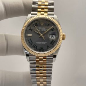 Rolex Datejust II Twotone Wimbledon Dial Yellow Gold & Steel Jubilee Bracelet