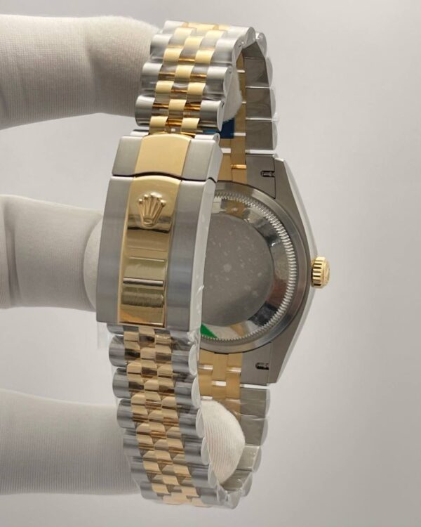 Rolex Datejust II Twotone Wimbledon Dial Yellow Gold & Steel Jubilee Bracelet - Image 2