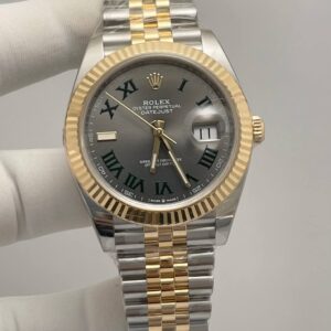 Rolex Datejust II Twotone Wimbledon Dial Yellow Gold & Jubilee Bracelet