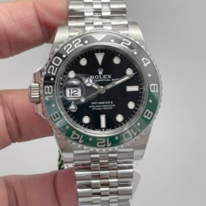 Rolex GMT Master II 12672 Green Ceramic Bezel Jubilee Bracelet