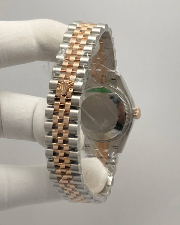 Rolex Datejust Twotone Rose Gold & Jubilee MOP Dial Diamonds Numerals - Image 2