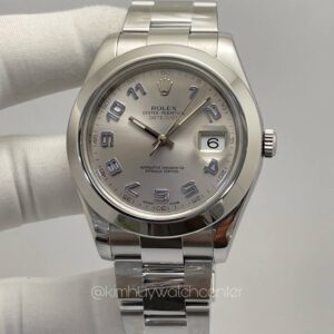 Rolex Datejust Silver Dial Oyster Bracelet Stainless Steel