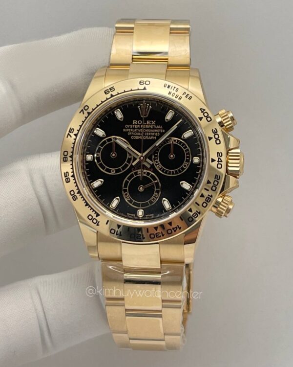 Rolex Daytona 116508 Black Dial Yellow Gold