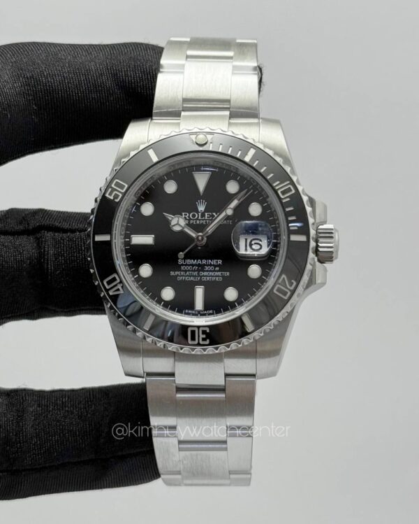 Rolex Submariner Date Black Ceramic Bezel Black Dial