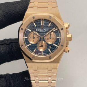 Audemars Piguet Royal Oak Chronograph 26331OR Blue Dial Full Rose Gold
