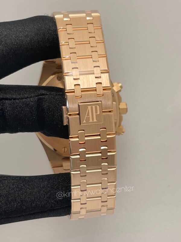 Audemars Piguet Royal Oak Chronograph 26331OR Blue Dial Full Rose Gold - Image 2
