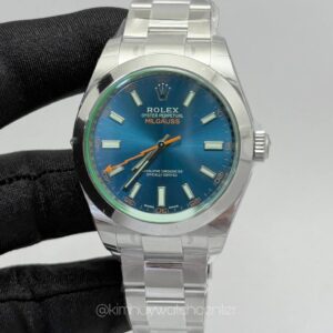 Rolex Milgauss Blue Dial Stainless Steel