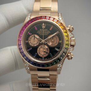 Rolex Daytona Full Rose Gold “Rainbow Edition”