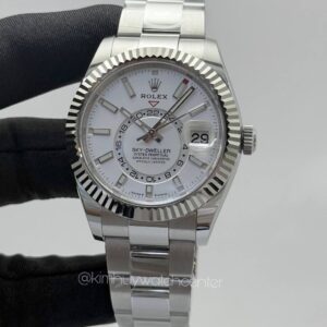 Rolex Sky-Dweller (336934) White Dial White Gold Bezel