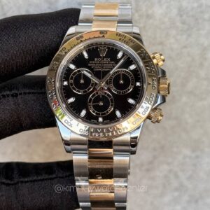 Rolex Daytona 116503 Twotone Black Dial Yellow Gold & Steel