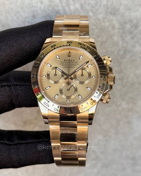 Rolex Daytona 116508 Full Yellow Gold Champagne Dial