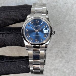 Rolex Datejust Blue Dial Romans Numerals