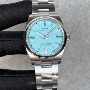 Rolex Oyster Perpetual Tiffany Blue Dial Stainless Steel 36MM Automatic