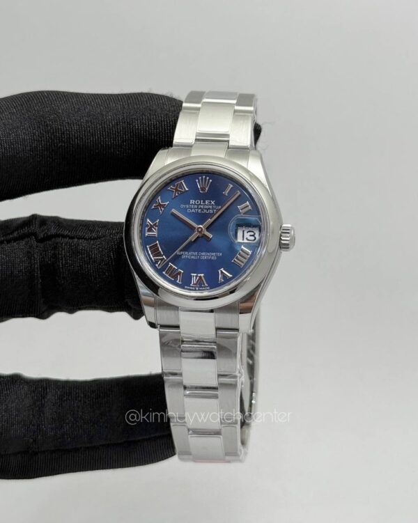 Rolex Datejust Lady Romans Numerals Blue Dial