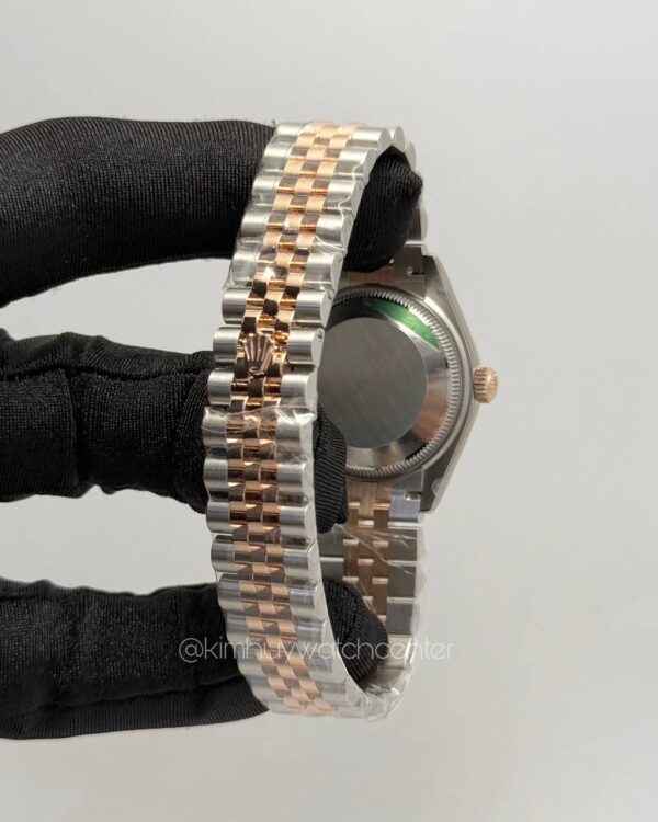 Rolex Datejust Lady Diamonds Numerlas Silver Dial - Image 2