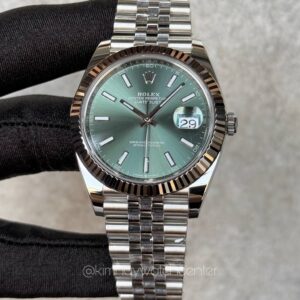 Rolex Datejust II Olive Green Dial Fluted White