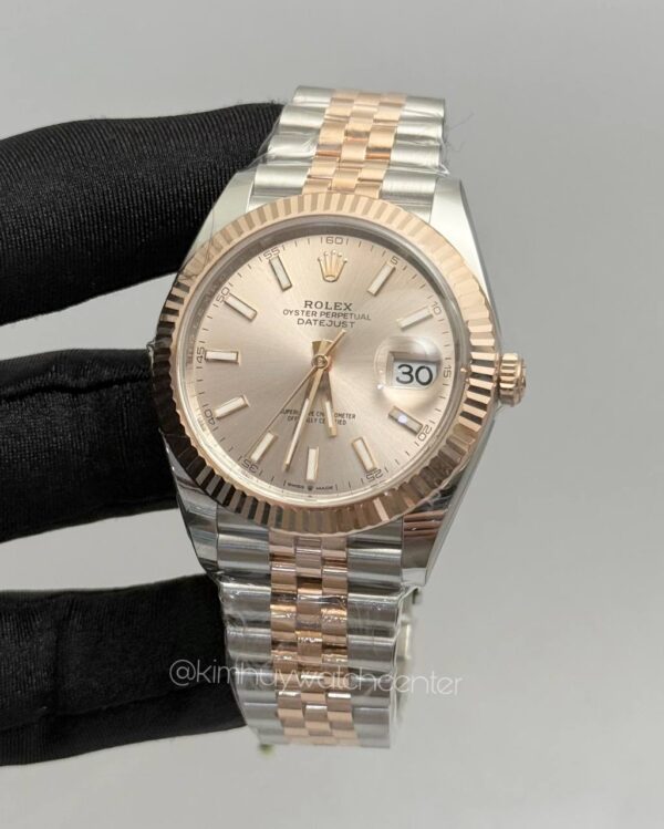 Rolex Datejust (126331) Sundust Dial Twotone Rose Gold