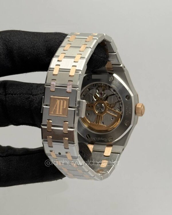 Audemars Piguet Royal Oak 15550SR White Dial Twotone Rose Gold - Image 2