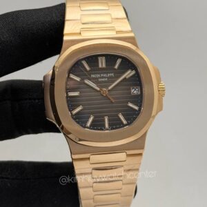 Patek Philippe Nautilus 57111R Rose Gold Chocolate Dial