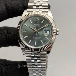 Rolex Datejust II (126334) Olive Green Dial Fluted White Gold Bezel