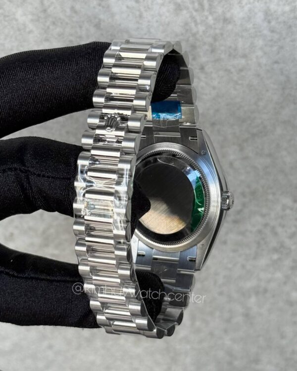 Rolex Daydate (128236) Ice Blue Baguette Diamonds - Image 2