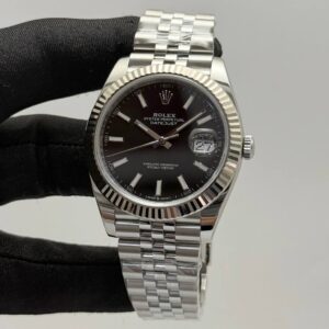 Rolex Datejust II (126334) Black Dial Fluted White Gold Bezel