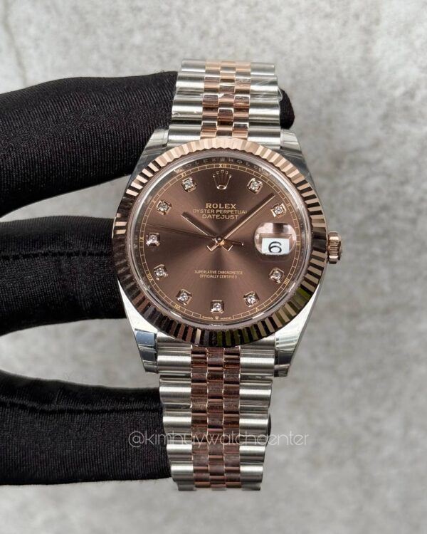 Rolex Datejust (126331) Chocolate Diamonds Numerals Dial