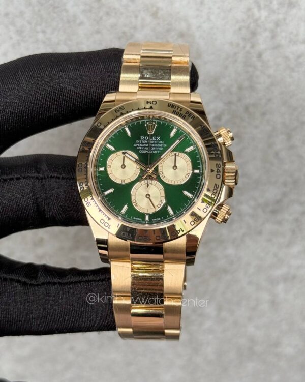 Rolex Daytona (126508) John Mayer Green Dial Full Yellow Gold