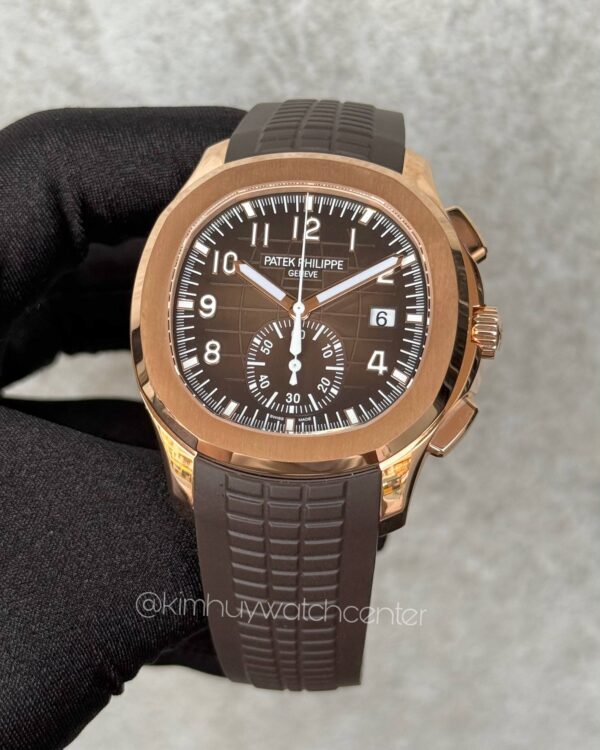 Patek Philippe Aquanaut (5968R) Chronograph Brown Dial Rose Gold ...