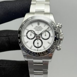 Rolex Land Dweller (127334) White Dial Fluted White Gold Bezel