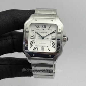 Cartier de Santos (WSSA0009) White Dial Stainless Steel