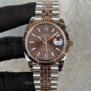 Rolex Datejust (126331) Chocolate Dial Twotone Rose Gold & Steel