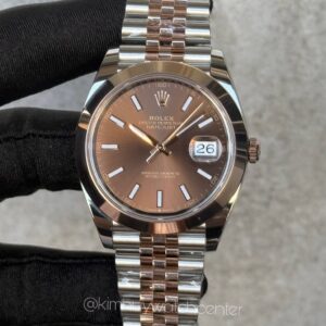 Rolex Datejust (126301) Chocolate Dial Twotone Rose Gold & Steel