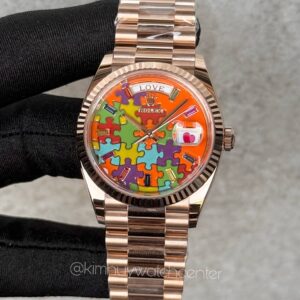 Rolex DayDate Special Edition Emoji Puzzle Dial (128235)