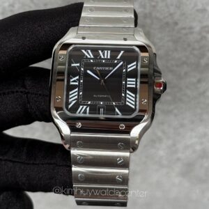 Cartier de Santos (WSSA0096) Black Dial Stainless Steel